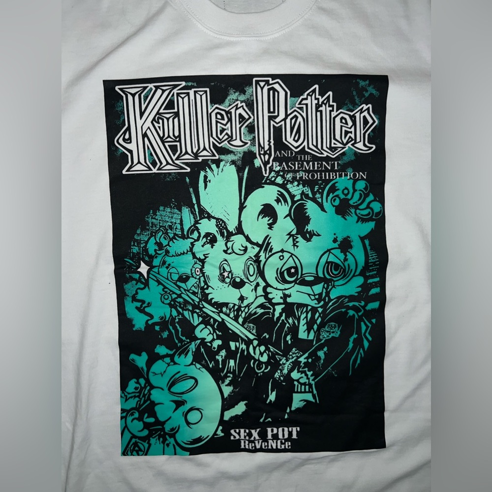 Sex Pot Revenge Shirt Men’s Large White Killer Potter - Picture 3 of 8